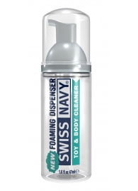 Очищающая пенка для игрушек и тела Toy   Body Cleaner Foamer - 47 мл. - Swiss navy - купить с доставкой в Новочеркасске
