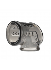 Дымчатая насадка на пенис и мошонку - Baile - в Новочеркасске купить с доставкой