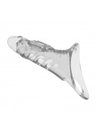Прозрачная насадка на пенис - 22 см. - Baile - в Новочеркасске купить с доставкой