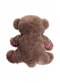 Бондажный набор: бурый мишка с розовыми оковами и наручниками - Pecado - купить с доставкой в Новочеркасске