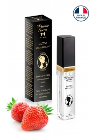 Стимулирующий блеск для губ со вкусом клубники - 7 мл. - Plaisir Secret - купить с доставкой в Новочеркасске