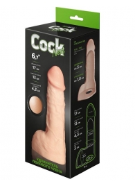 Телесный фаллоудлинитель с мошонкой Cock Next - 17 см. - LOVETOY (А-Полимер) - в Новочеркасске купить с доставкой