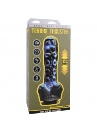 Черно-синяя мини-машина на присоске Tendril Thruster - 21,6 см. - Doc Johnson - купить с доставкой в Новочеркасске