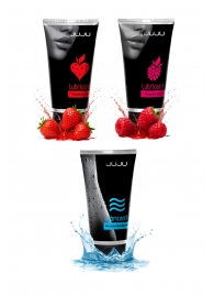 Набор из 3 лубрикантов JUJU (увлажняющий, клубника, малина) - JuJu - купить с доставкой в Новочеркасске