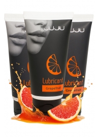 Набор из 3 съедобных лубрикантов JUJU со вкусом грейпфрута - JuJu - купить с доставкой в Новочеркасске