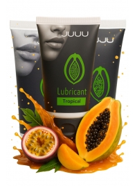 Набор из 3 съедобных лубрикантов JUJU со вкусом тропических фруктов - JuJu - купить с доставкой в Новочеркасске