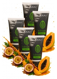 Набор из 5 съедобных лубрикантов JUJU со вкусом тропических фруктов - JuJu - купить с доставкой в Новочеркасске