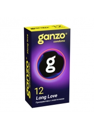 Презервативы с анестетиком для продления удовольствия Ganzo Long Love - 12 шт. - Ganzo - купить с доставкой в Новочеркасске
