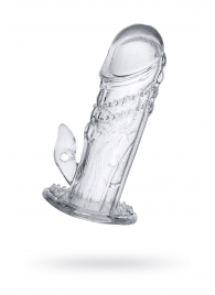 Прозрачная насадка на пенис Uco - 13 см. - A-toys - в Новочеркасске купить с доставкой