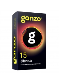 Классические презервативы с обильной смазкой Ganzo Classic - 15 шт. - Ganzo - купить с доставкой в Новочеркасске