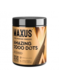Точечные презервативы MAXUS 2000 Amazing Dots с железным кейсом - 12 шт. - Maxus - купить с доставкой в Новочеркасске