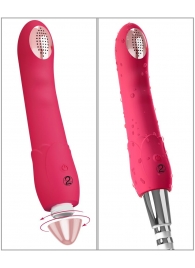 Малиновая насадка на душ с вибрацией Showers to orgasm - 20,1 см. - Orion - купить с доставкой в Новочеркасске