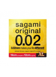 Презерватив увеличенного размера Sagami Original 0.02 XL-size - 1 шт. - Sagami - купить с доставкой в Новочеркасске