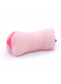 Телесный двусторонний мастурбатор - вагина и ротик - Boys of Toys - в Новочеркасске купить с доставкой