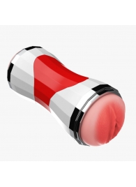 Двусторонний мастурбатор в колбе Power Grip Cup - вагина и ротик - Boys of Toys - в Новочеркасске купить с доставкой