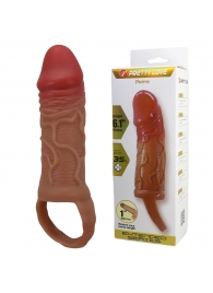 Реалистичная насадка на член Peirre - 15,5 см. - Baile - в Новочеркасске купить с доставкой