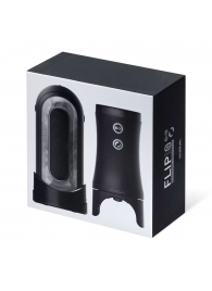 Набор Tenga Flip Zero Electronic Vibrotation: мастурбатор с вибрацией и устройство вращения - Tenga - в Новочеркасске купить с доставкой