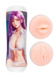Двусторонний мастурбатор аниме - ротик и вагина - Tokyo Style - в Новочеркасске купить с доставкой