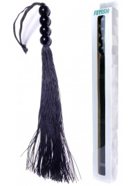 Черная силиконовая плеть - 37 см. - Boys of Toys - купить с доставкой в Новочеркасске