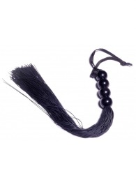 Черная силиконовая плеть - 37 см. - Boys of Toys - купить с доставкой в Новочеркасске