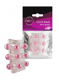 Прозрачная сквозная насадка на пенис с цветными шариками - Erowoman-Eroman - в Новочеркасске купить с доставкой