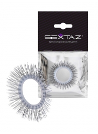 Круглое эрекционное кольцо с «ресничками» - Sextaz - в Новочеркасске купить с доставкой