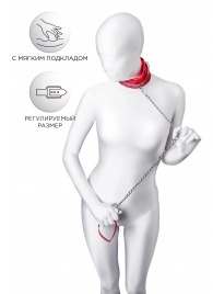 Красный ошейник с подкладкой из меха - ToyFa - купить с доставкой в Новочеркасске