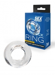 Прозрачное эрекционное кольцо-бублик - Sex Expert - в Новочеркасске купить с доставкой