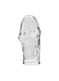 Прозрачная насадка на пенис Booker - 8 см. - Baile - в Новочеркасске купить с доставкой
