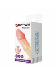 Телесная насадка на пенис Booker - 8 см. - Baile - в Новочеркасске купить с доставкой