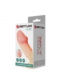 Телесная насадка на пенис Huel - 9 см. - Baile - в Новочеркасске купить с доставкой