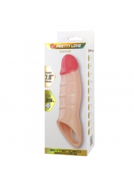 Телесная удлиняющая насадка на пенис Darnel - Baile - в Новочеркасске купить с доставкой