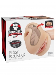 Телесный мастурбатор-вагина Pussy Pounder Squeeze Stroker - Pipedream - в Новочеркасске купить с доставкой