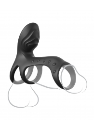 Черная насадка на пенис Ultimate Couples Cage Pro - Pipedream - в Новочеркасске купить с доставкой