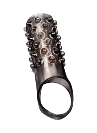 Дымчатая насадка на пенис с выпуклостями - 12 см. - Sex Expert - в Новочеркасске купить с доставкой