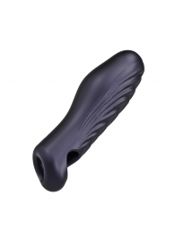 Сливовая силиконовая насадка на пенис с подхватом Manwan Ryzer - Manwan - в Новочеркасске купить с доставкой