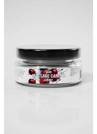 Массажная свеча «Спелая вишня» - 50 мл. - SGAN - купить с доставкой в Новочеркасске