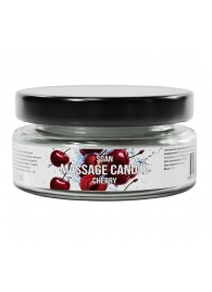 Массажная свеча «Спелая вишня» - 50 мл. - SGAN - купить с доставкой в Новочеркасске