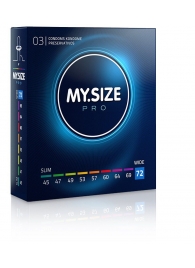 Презервативы MY.SIZE размер 72 - 3 шт. - My.Size - купить с доставкой в Новочеркасске