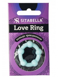 Цветное эрекционное кольцо Love Ring с бусинами - Sitabella - в Новочеркасске купить с доставкой