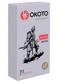 Точечные презервативы OKOTO Dotted - 12 шт. - Sitabella - купить с доставкой в Новочеркасске