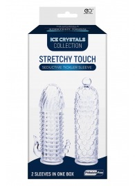 Набор из 2 прозрачных насадок на член Seductive Tickler Sleeves Set - NMC - в Новочеркасске купить с доставкой