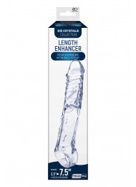 Прозрачная насадка-удлинитель Length Enhancer с подхватом - 22,3 см. - NMC - в Новочеркасске купить с доставкой