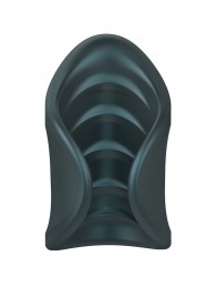 Серый сквозной мастурбатор с вибрацией Manwan Starter - Manwan - в Новочеркасске купить с доставкой