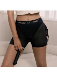 Трусики-шорты для фиксации насадок Strap-on-me Harness Lingerie Halo - size M - Strap-on-me - купить с доставкой в Новочеркасске