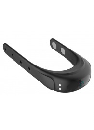 Черное эрекционное виброкольцо на ремешках - Boys of Toys - в Новочеркасске купить с доставкой