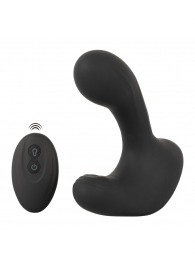 Черная анальная вибропробка с функцией расширения RC Butt Plug with 3 functions - Orion - в Новочеркасске купить с доставкой
