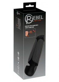 Черный вибромастурбатор с трехточечной стимуляцией Penis Trainer with 3 Point Stimulation - Orion - в Новочеркасске купить с доставкой