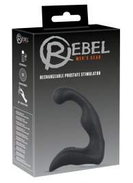 Черный перезаряжаемый стимулятор простаты с вибрацией - 14,6 см. - Orion - в Новочеркасске купить с доставкой