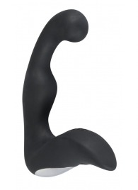 Черный перезаряжаемый стимулятор простаты с вибрацией - 14,6 см. - Orion - в Новочеркасске купить с доставкой